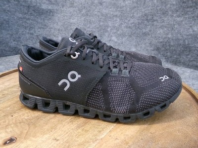 On Cloud X Womens Size 6.5 US Triple Black Athletic Running Shoes Sneakers
