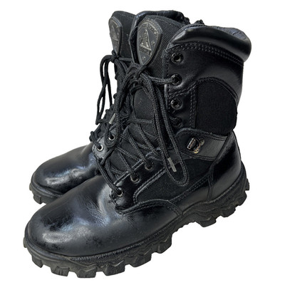 Rocky 2173 8  Alpha Force Zipper Waterproof Black Boots Size 6W P253567.     OSR