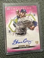 2022 Inception Base Rookie and Emerging Stars Magenta 85/99 Shane Baz Auto 2v5