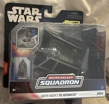 Star Wars Micro Galaxy Squadron Starfighter Darth Vaders TIE ADVANCED  0016