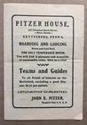 1920 Pitzer House Gettysburg Civil War Battlefield Lodging Tour Brochure Antique