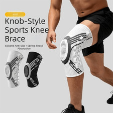 Knob Knee Brace for Pain Relief Knee Support with Patella Silicone Gel Pad & Sid