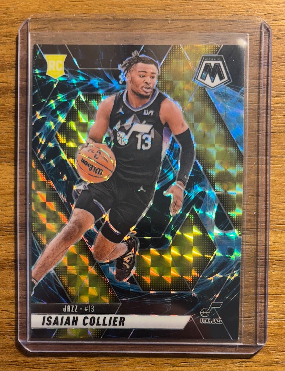 Isaiah Collier Case Hit! 2024-25 Mosaic GENESIS SSP Rookie Card #222 Utah Jazz