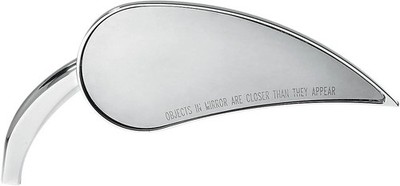 ARLEN NESS 13-091 MIRROR - RAD 3 CAST STEM RIGHT CHROME SPIEGEL III