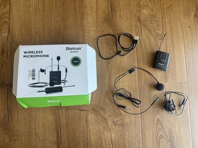 Bietrun WXM07 Wireless Microphone MISSING Transmitter AS IS NO Returns