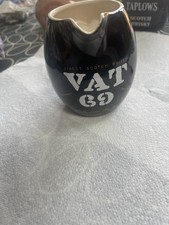 Vintage 1970s Vat 69 Finest Scotch Whisky Wade Advertising Pub Water Jug