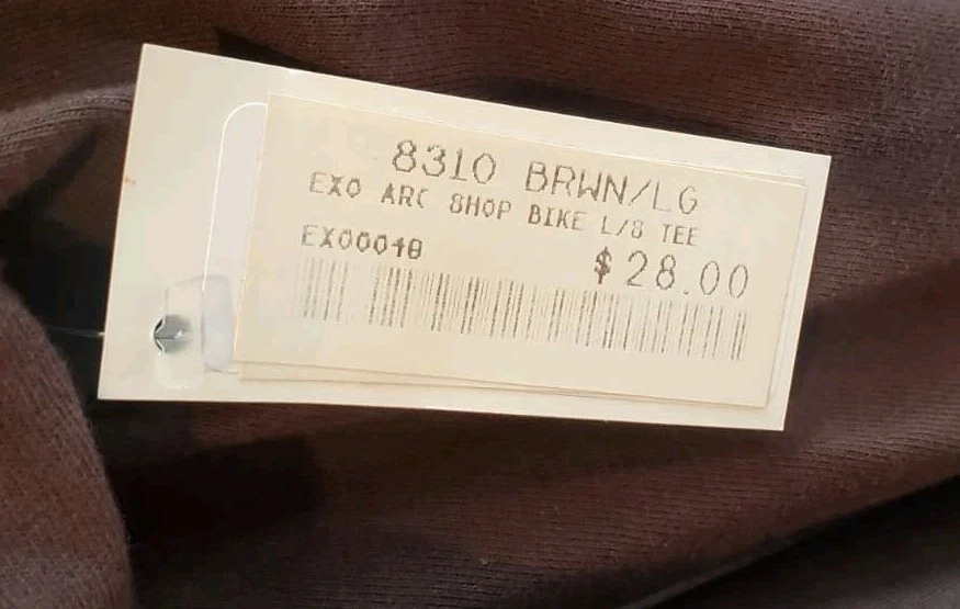 ExOfficio BMX Long Sleeve Shirt XL Brown Graphic Outdoor Tee NWT - Image 3 of 4