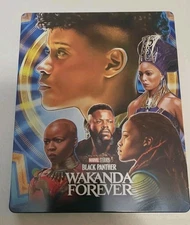 Black Panther: Wakanda Forever - Wakanda Steelbook  [Blu-Ray + 4K UHD] Free Ship