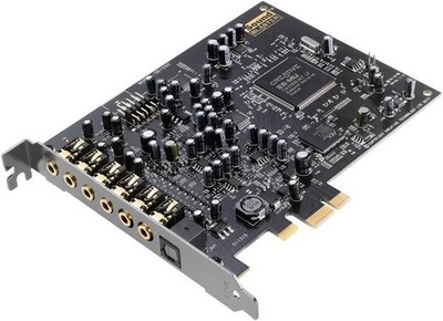 Creative Hi-res 7.1  sound Blaster Audigy RX Pcie Sound With Dual Mic Inputs  