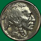 1935 Buffalo Nickel Choice Extremely Fine XF+ Coin, Light Cleaning #39840