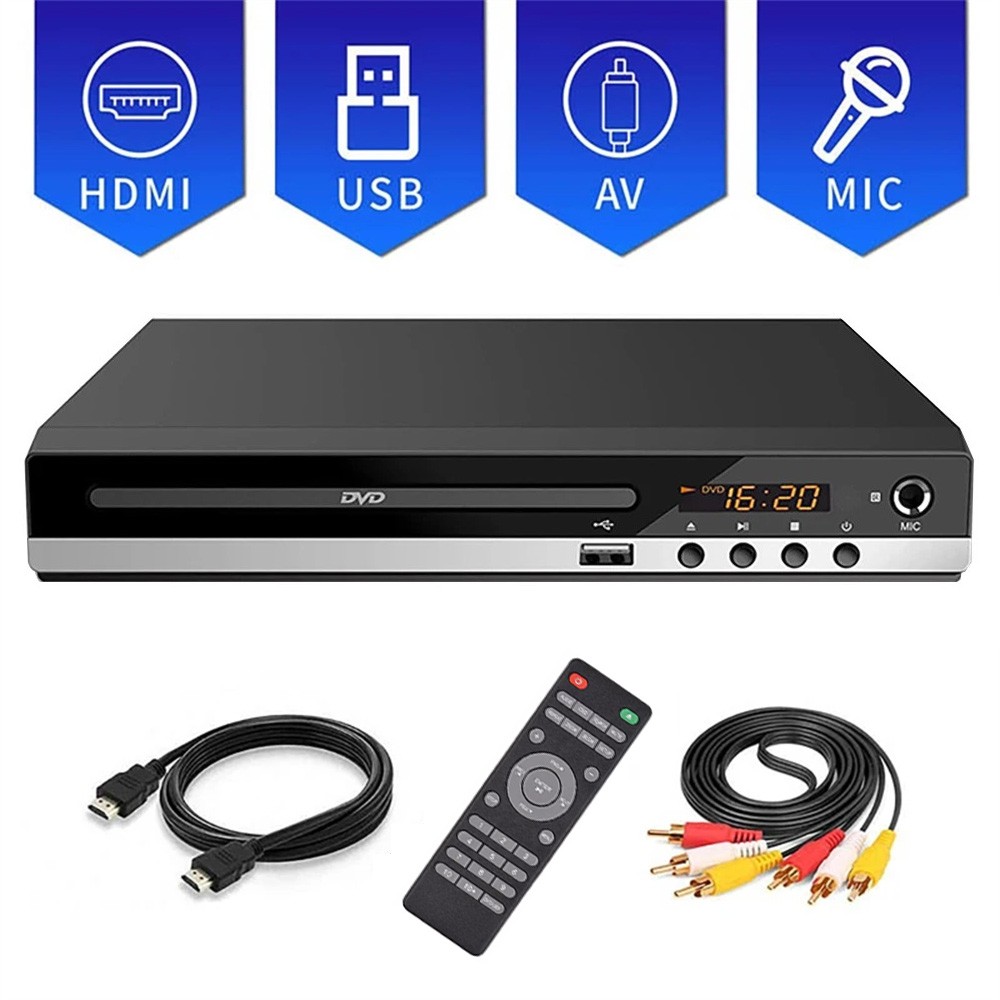 All Region Free Dvd Cd Usb Player With Hd+rca Output Us C7n0