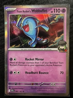 Team Rocket's Wobbuffet 082/182 Sv10: Destined Rivals Holo | eBay