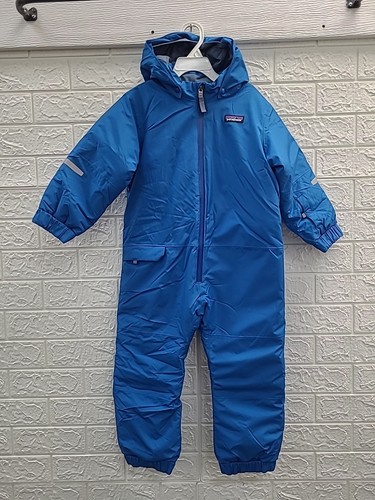 New Patagonia Baby Snow Pile Jumpsuit Size 4T (US) Endless Blue - Picture 1 of 11