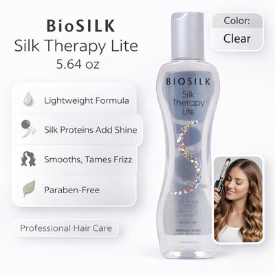 BioSilk Silk Therapy Lite 5.64oz Lightweight Hair Treatment Shine