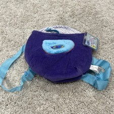 Webkinz Ganz Accessories Knapsack Carrier Backpack Purple Blue Plush