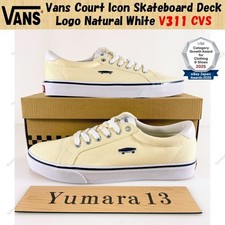 Vans Court Icon Skateboard Deck Logo Natural White V311 CVS Men's Size