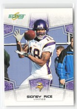 2008 SCORE SIDNEY RICE #175 VIKINGS