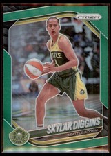 Skylar Diggins #123 2025 Panini Prizm WNBA Green Prizms