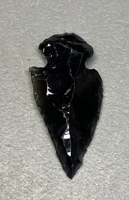 Jungsteinzeit Obsidian Feuerstein geschnitzte Pfeilspitze