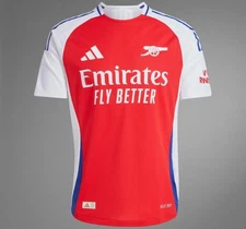 ARSENAL 24/25 HOME AUTHENTIC JERSEY (L) Better Scarlet / White IT6140 $150 MSRP