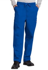 Cherokee Workwear Scrubs Men's Drawstring Cargo Pant Short 4000S ROYW Royal