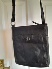 Bailey & Quinn black leather crossbody bag
