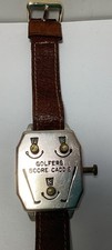 VINTAGE GOLFERS SCORE CADDIE WRIST SCORE KEEPER COUNTER GOLF WATCH CONCORD