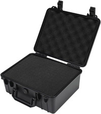 11In X 8In X 5In Waterproof Hard Case with Customizable Pluck Foam Interior...