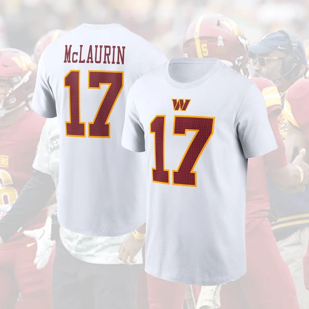 All Player Washington Football 2025 Player White Name & Number For Fans