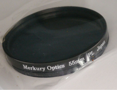 MERKURY OPTICS 55mm LINEAR POLARISATOR .