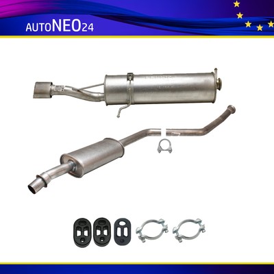 Auspuffanlage für Peugeot 306 Cabrio (7D, N3, N5) 1.6/1.8  ab. Bj. 1994, Auspuff