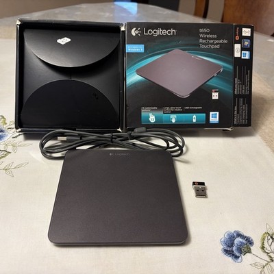 Logitech T650 Wireless Rechargeable Touchpad: Dongle & mini-usb cable included!