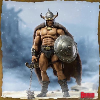 Harbinger Studios Savage Crucible Wave 2 Barbarian Actionfigur Auf Lager