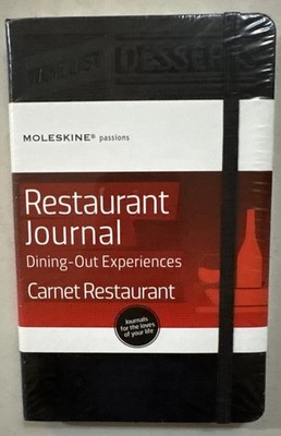 Moleskine Passions Restaurant Journal Dining-Out Experiences Diary NEW Sealed