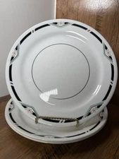3 Corelle Zenith 10 1/4" Dinner Plates Pre-owned