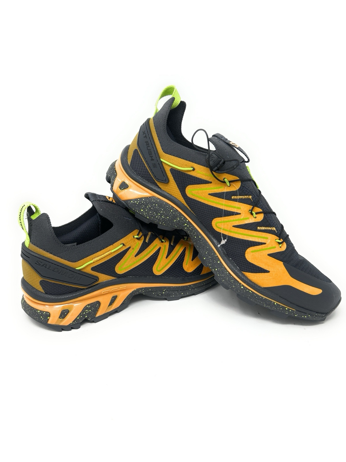 Salomon XT Rush 2 Lunar Rock Pewter Lily Pad Unisex M9.5 W10.5 NUOVO