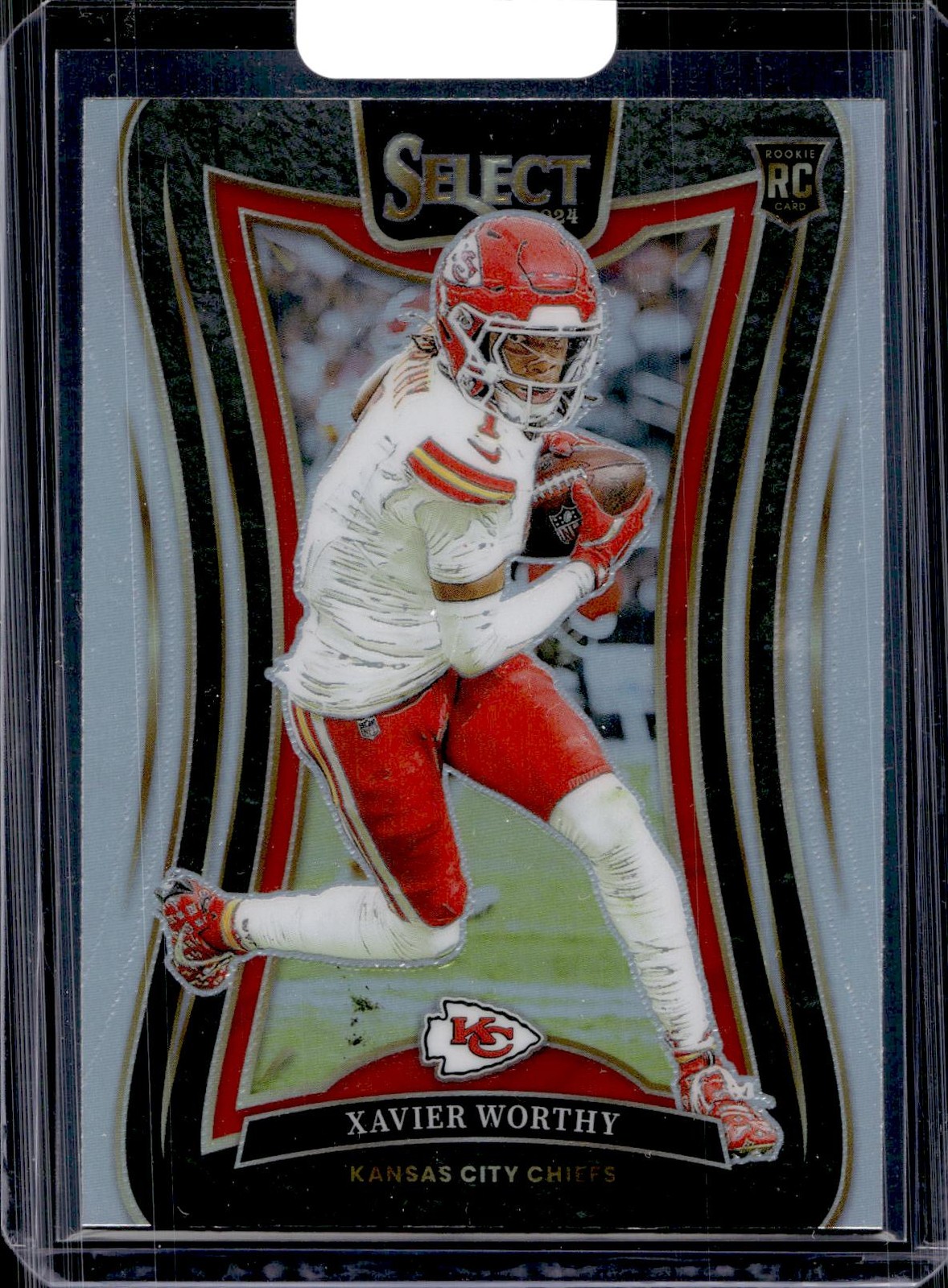 2024 Panini Select #385 Xavier Worthy Silver Prizm