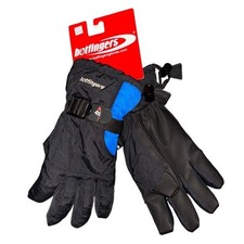 Hotfingers Pro Junior Gloves Black Blue Waterproof Youth M 7-8