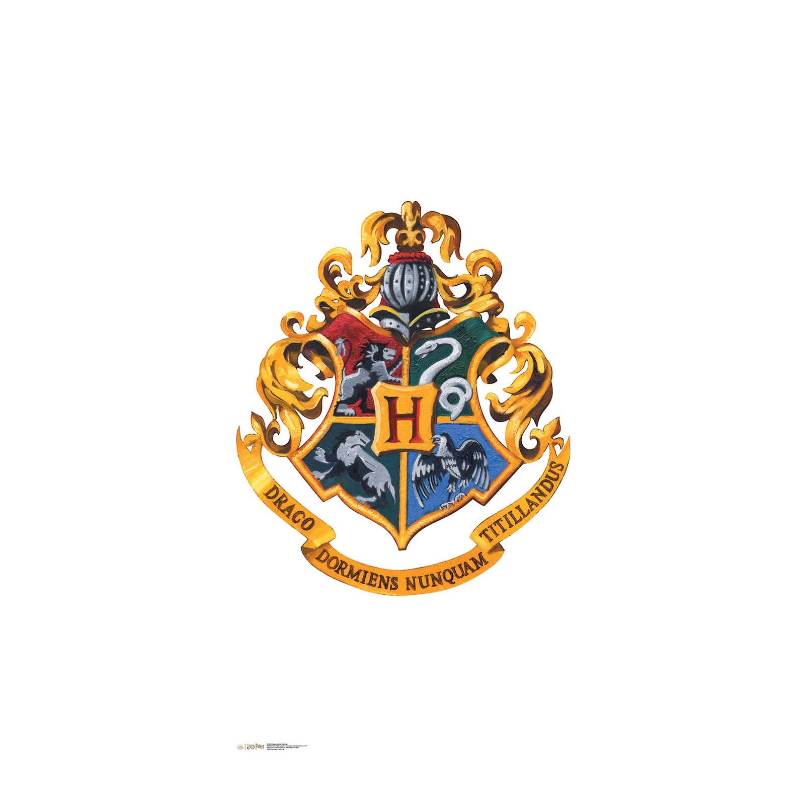 Hogwarts Crest Backdrop Cardboard Cutout Scenery / Sailboard Official