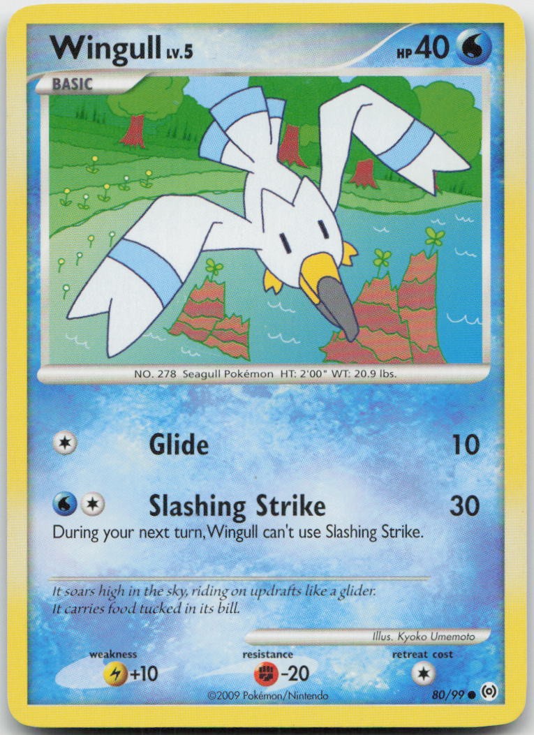 Wingull 80/99 Common Arceus Pokemon MP