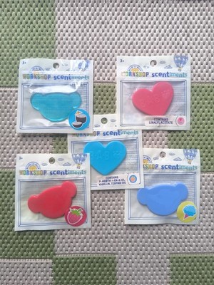 5x Build A Bear Smelly Scentiment Strawberry Cotton Rose Coconut Peach