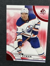 23-24 UD SP Authentic Hockey Red Limited 52 Zach Hyman