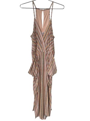BCBGeneration Midi Dress Size Small Striped VNeck Sleeveless Pink Multi Cocktail | eBay BCBGeneration Midi Dress Size Small Striped VNeck Sleeveless Pink Multi Cocktail | eBay