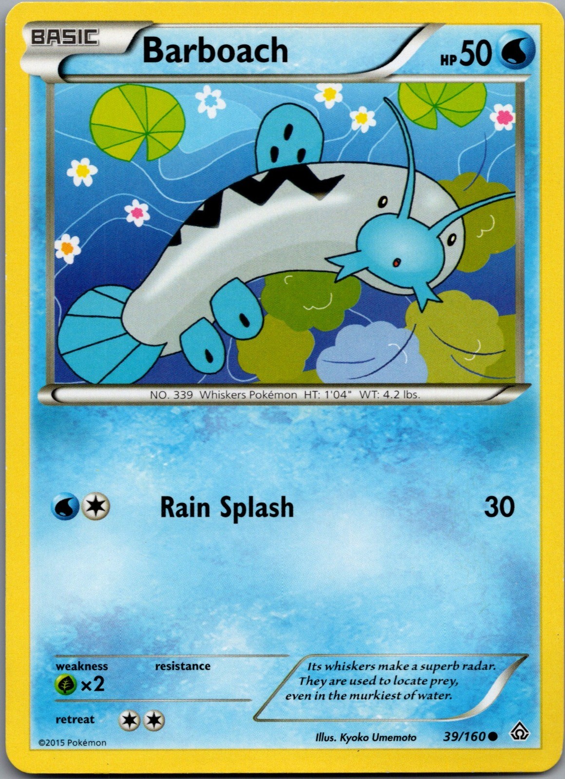 Barboach 39/160 XY - Primal Clash Pokemon TCG LP