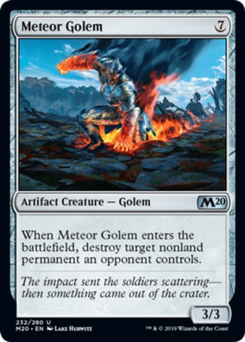 Meteor Golem Core Set 2020 Lightly Played, English