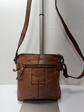 Harbour 2nd Leather Crossbody Shoulder Bag Purse Leather COGNAC BROWN