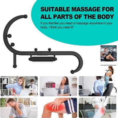 Versatile Trigger Point Massage Hook for Pain Relief - Compact & Travel-Friendly