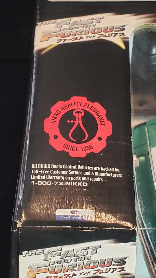 Nikko 1967 Mustang Fastback The Fast & The Furious RC 1:16 scale NEW RARE MIB - Image 2 of 4