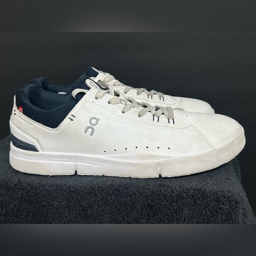 On Cloud OC The Roger Sneaker Weiß Blau Mitternacht Herren Größe 11,5 M Schuhe - Bild 2 von 10