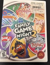 Wii Hasbro Family Game Night 2 -Jenga, Bop It, Operation, Pictureka, Connect 4